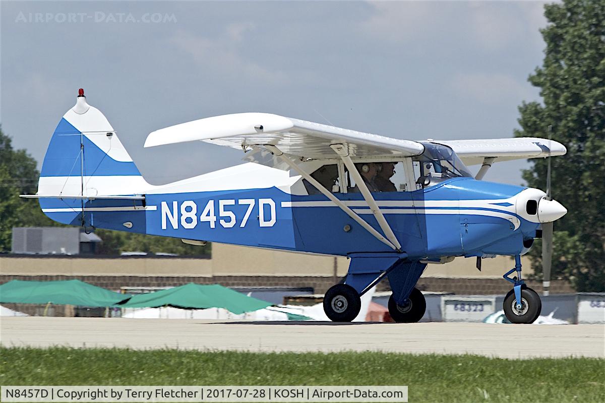 N8457D, 1957 Piper PA-22-160 Tri Pacer C/N 22-5713, at 2017 EAA AirVenture at Oshkosh