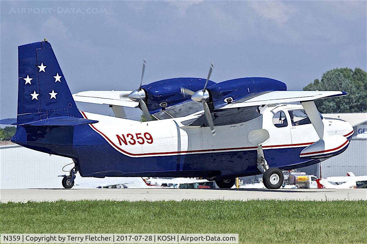 N359, Piaggio P.136-L2 C/N 224, at 2017 EAA AirVenture at Oshkosh