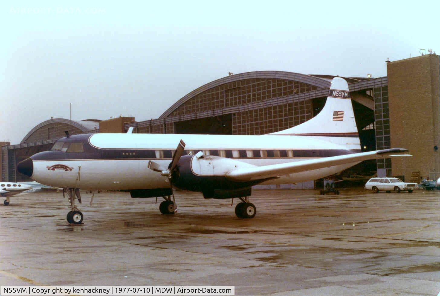 N55VM, 1948 Convair CV-300 C/N 003, Lynyrd Skynyrd Convair 240 at Chicago Midway International Airport