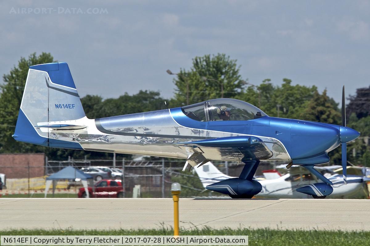 N614EF, 2012 Vans RV-7A C/N 70240, at 2017 EAA AirVenture at Oshkosh