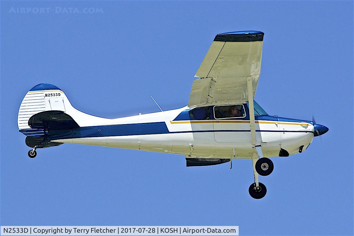 N2533D, 1952 Cessna 170B C/N 20685, at 2017 EAA AirVenture at Oshkosh