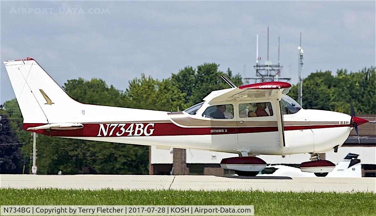 N734BG, 1977 Cessna 172N C/N 17268721, at 2017 EAA AirVenture at Oshkosh