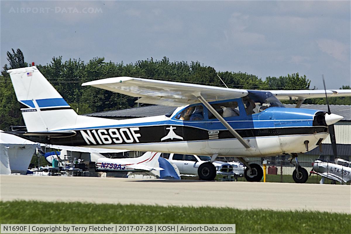 N1690F, 1966 Cessna 172H C/N 17255085, at 2017 EAA AirVenture at Oshkosh