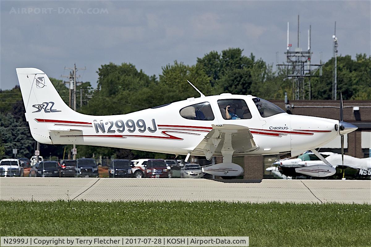 N2999J, 2003 Cirrus SR22 C/N 0476, at 2017 EAA AirVenture at Oshkosh