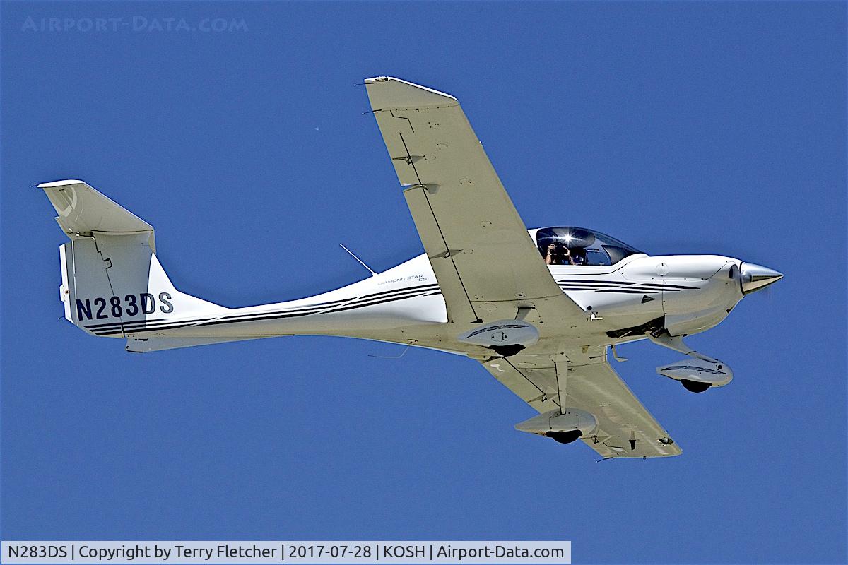 N283DS, 2008 Diamond DA-40 Diamond Star C/N 40.956, at 2017 EAA AirVenture at Oshkosh