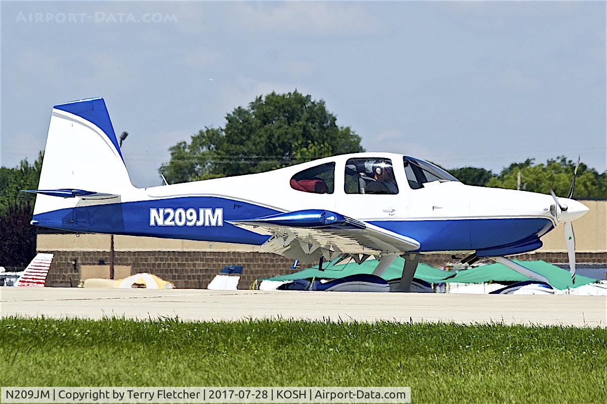 N209JM, 2015 Vans RV-10 C/N 40981, at 2017 EAA AirVenture at Oshkosh