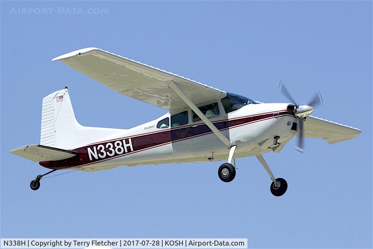 N338H, 1982 Cessna A185F Skywagon 185 C/N 18504343, at 2017 EAA AirVenture at Oshkosh