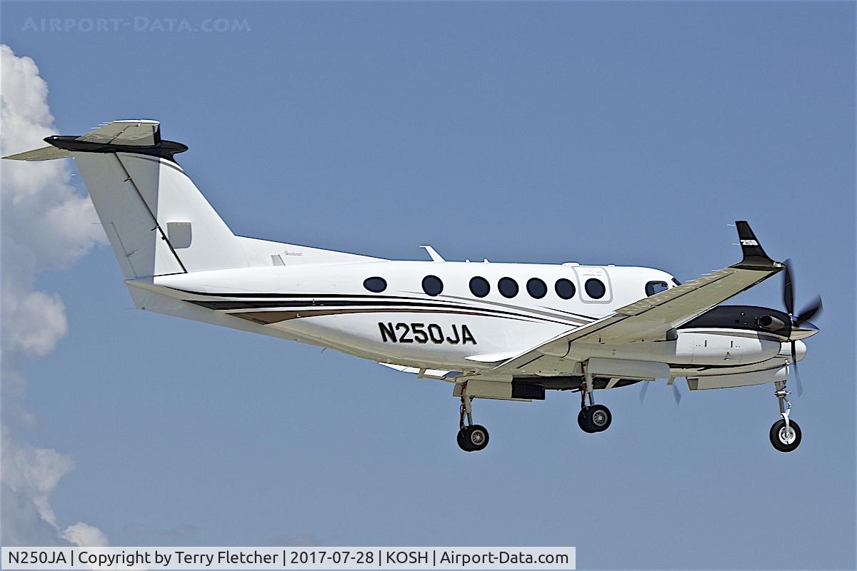 N250JA, 2015 Beech B200GT King Air King Air C/N BY-246, at 2017 EAA AirVenture at Oshkosh