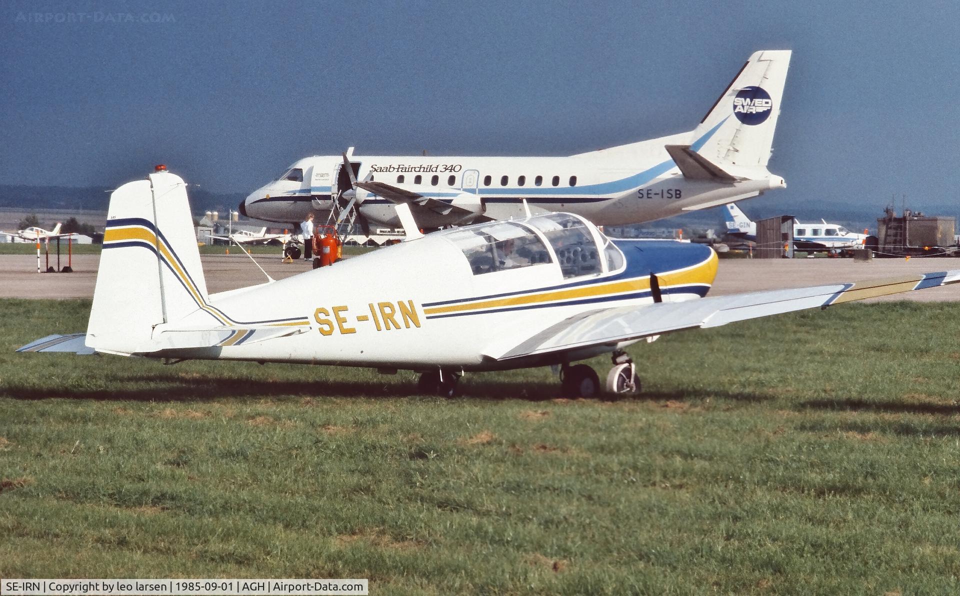 SE-IRN, Saab 91D Safir C/N 91-369, Angelholm AB 1.9.1985