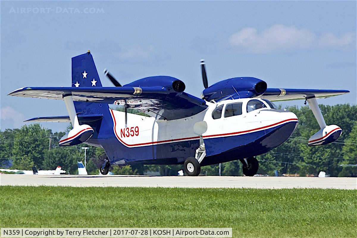 N359, Piaggio P.136-L2 C/N 224, at 2017 EAA AirVenture at Oshkosh