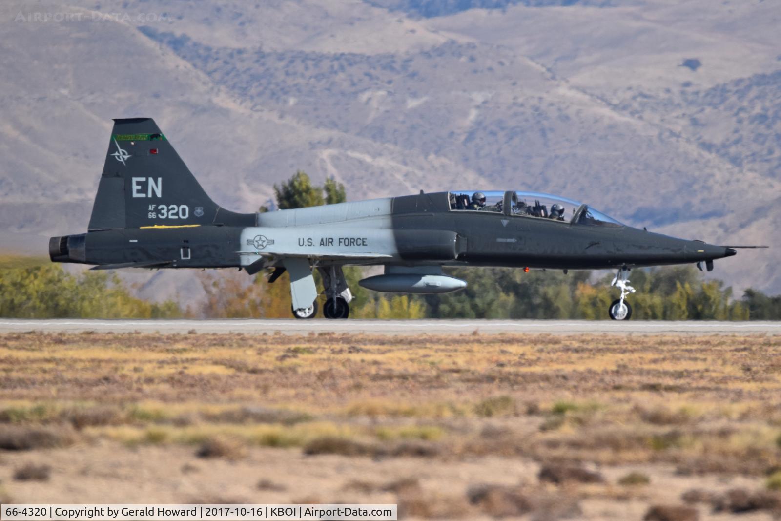 66-4320, 1966 Northrop T-38C Talon C/N N.5895, Starting take off roll on RWY 10R. 80th FTW, 469th Fighter Sq. 