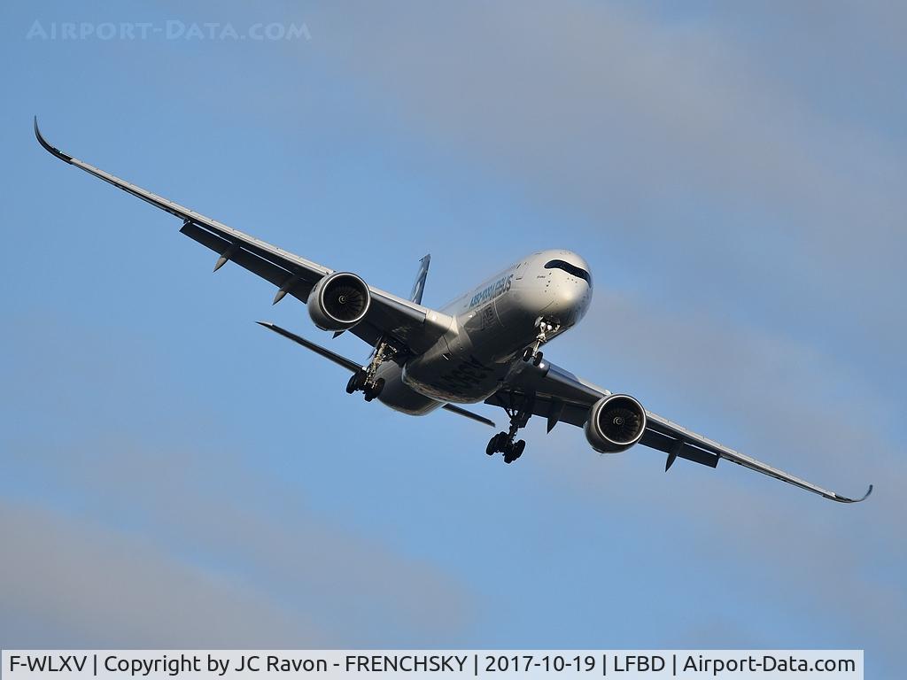 F-WLXV, 2016 Airbus A350-1041 C/N 0065, Airbus (Carbon Livery) AIB353 from Palermo PMO landing runway 23