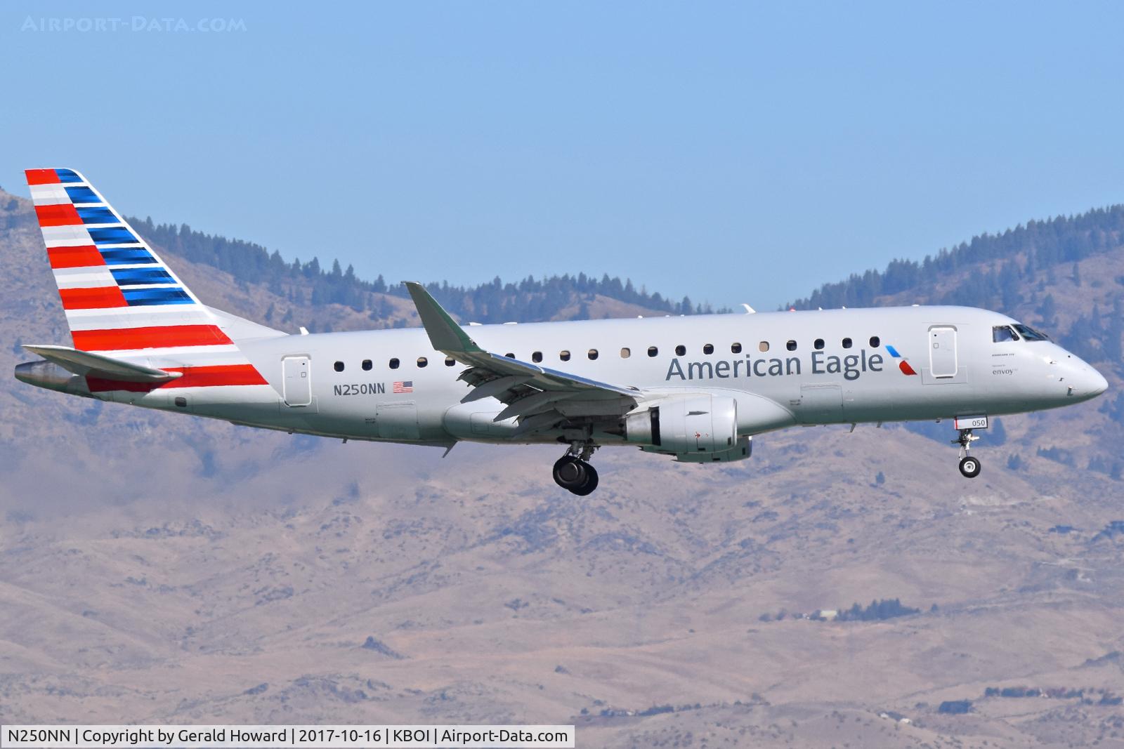 N250NN, 2017 Embraer 175LR (ERJ-170-200LR) C/N 17000635, Landing RWY 10L.