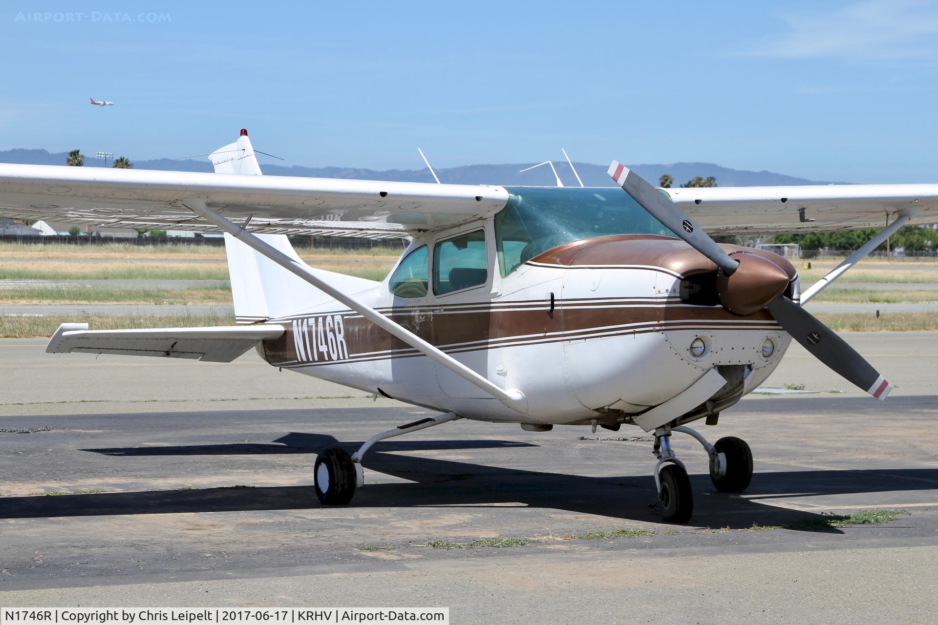 N1746R, 1978 Cessna R182 Skylane RG C/N R18200543, Locally-based 1978 Cessna R182 parked on the ramp at Reid Hillview Airport, San Jose, CA.