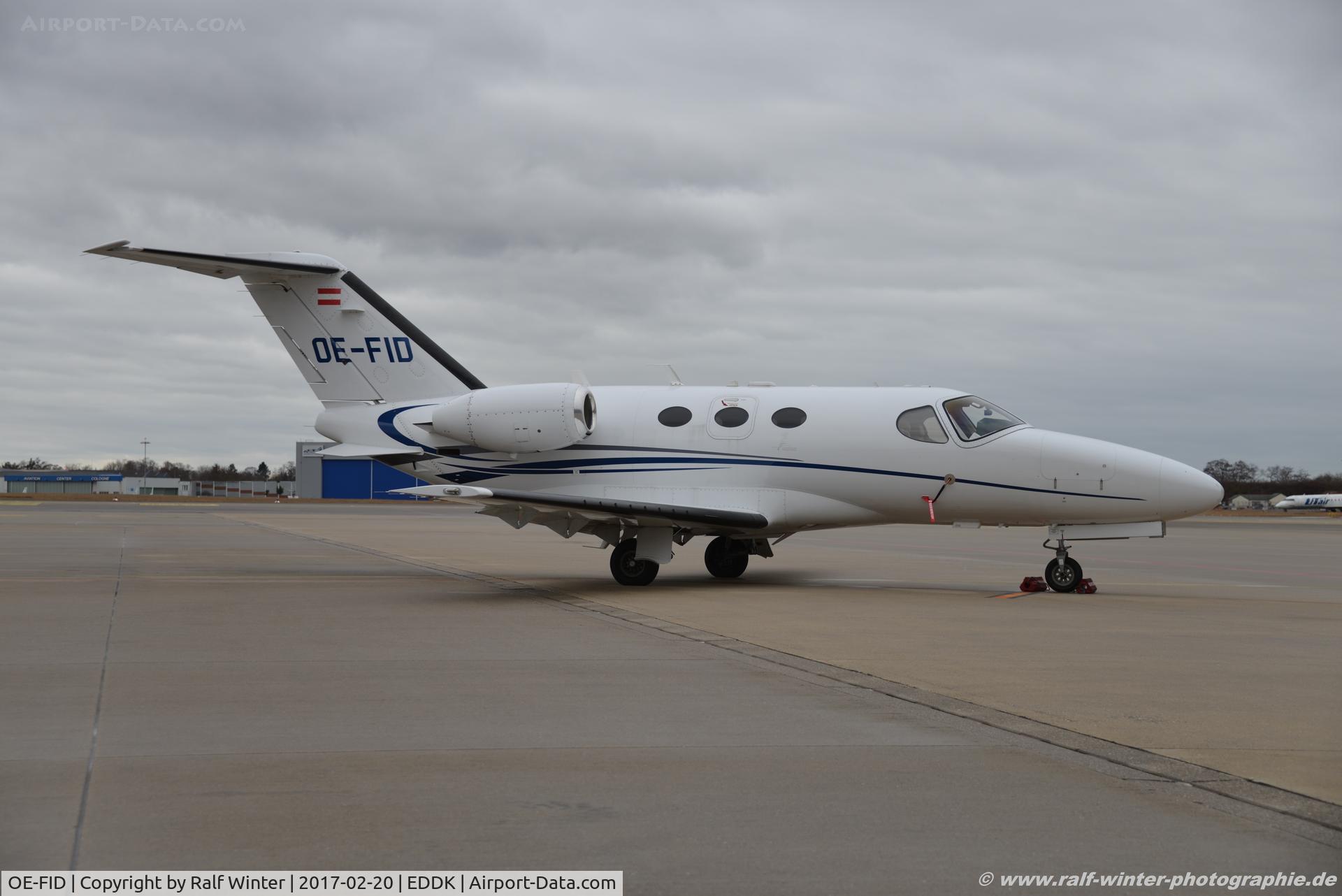 OE-FID, 2007 Cessna 510 Citation Mustang Citation Mustang C/N 510-0040, Cessna 510 Citation Mustang - GAC GlobeAir AG Hoersching - 5100040 - OE-FID - 20.02.2017 - CGN
