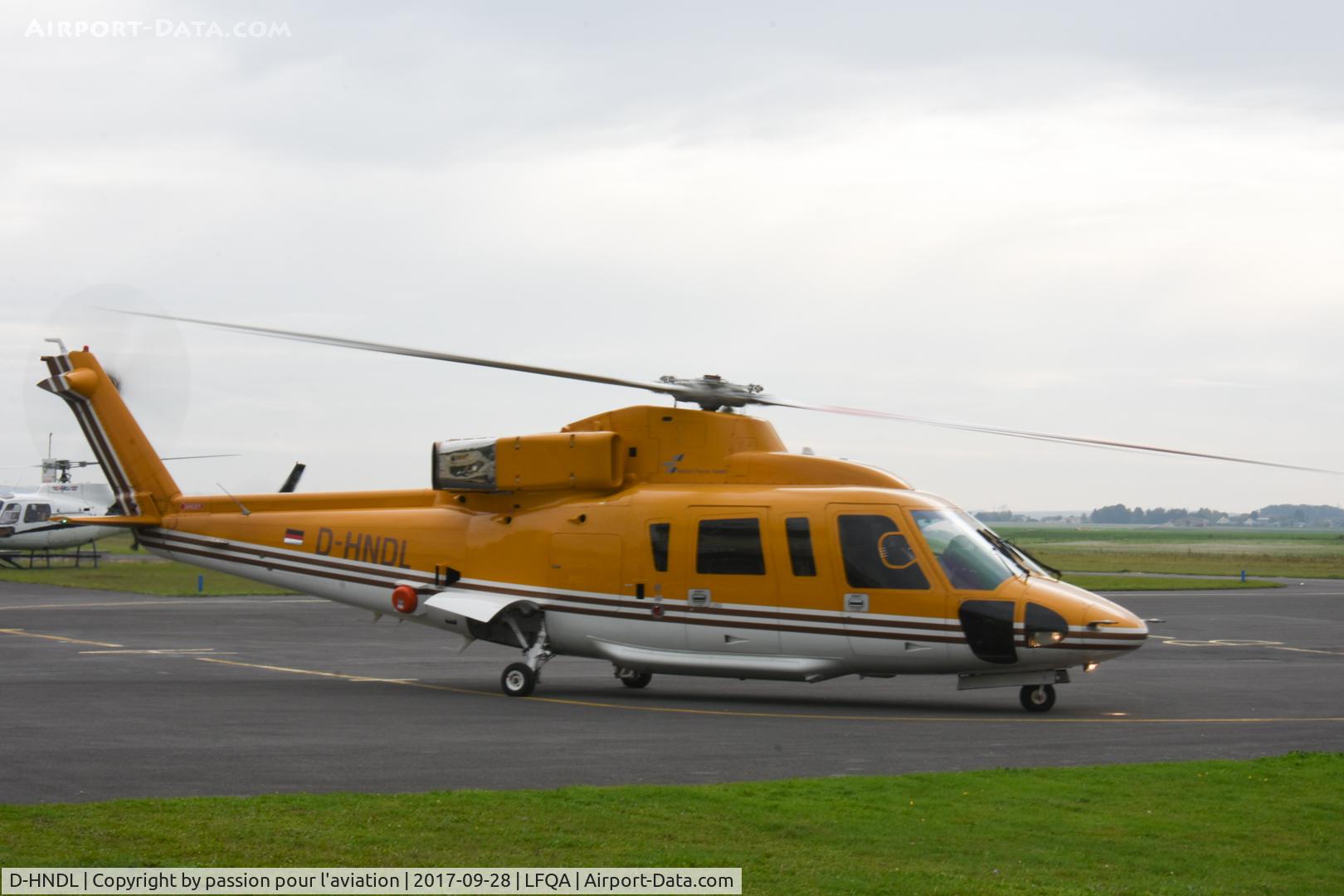 D-HNDL, Sikorsky S-76B C/N 760437, On the apron