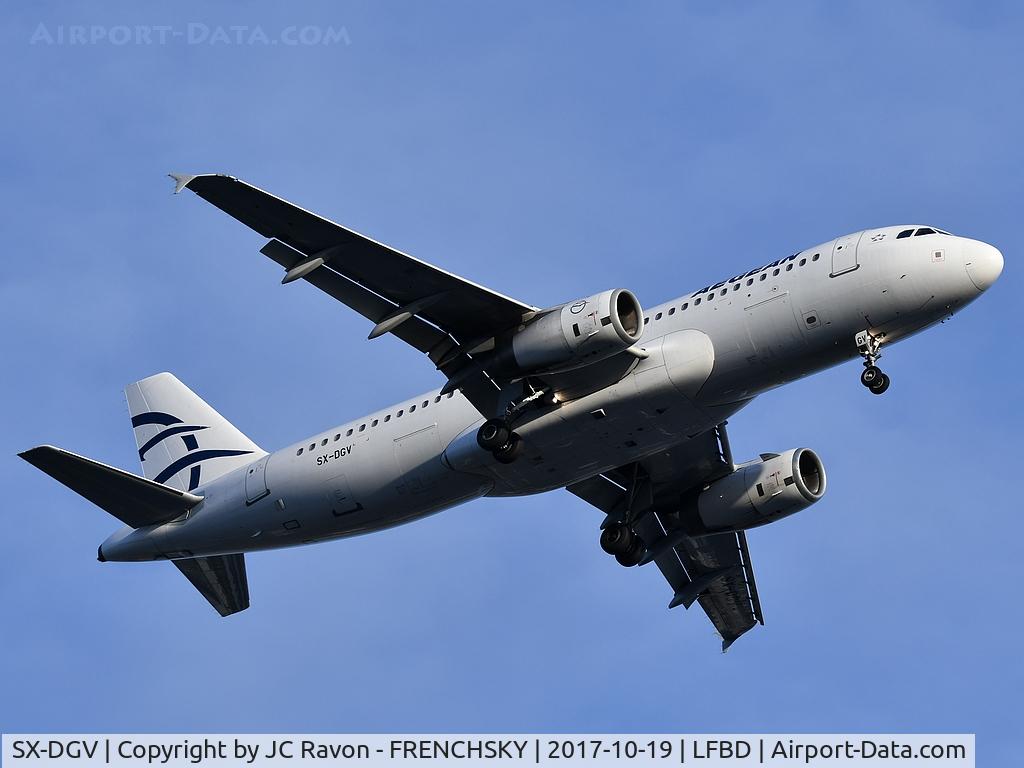 SX-DGV, 2003 Airbus A320-232 C/N 1856, Aegean Airlines A3418 from Heraklion (HER) landing runway 23
