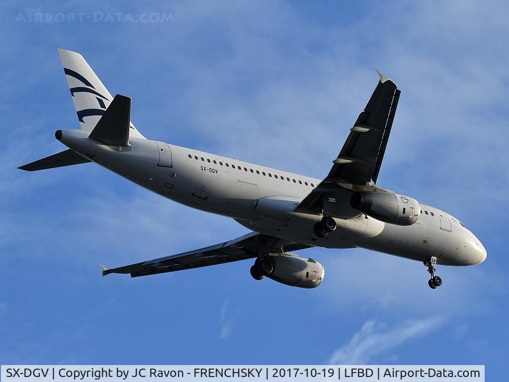 SX-DGV, 2003 Airbus A320-232 C/N 1856, Aegean Airlines A3418 from Heraklion (HER) landing runway 23