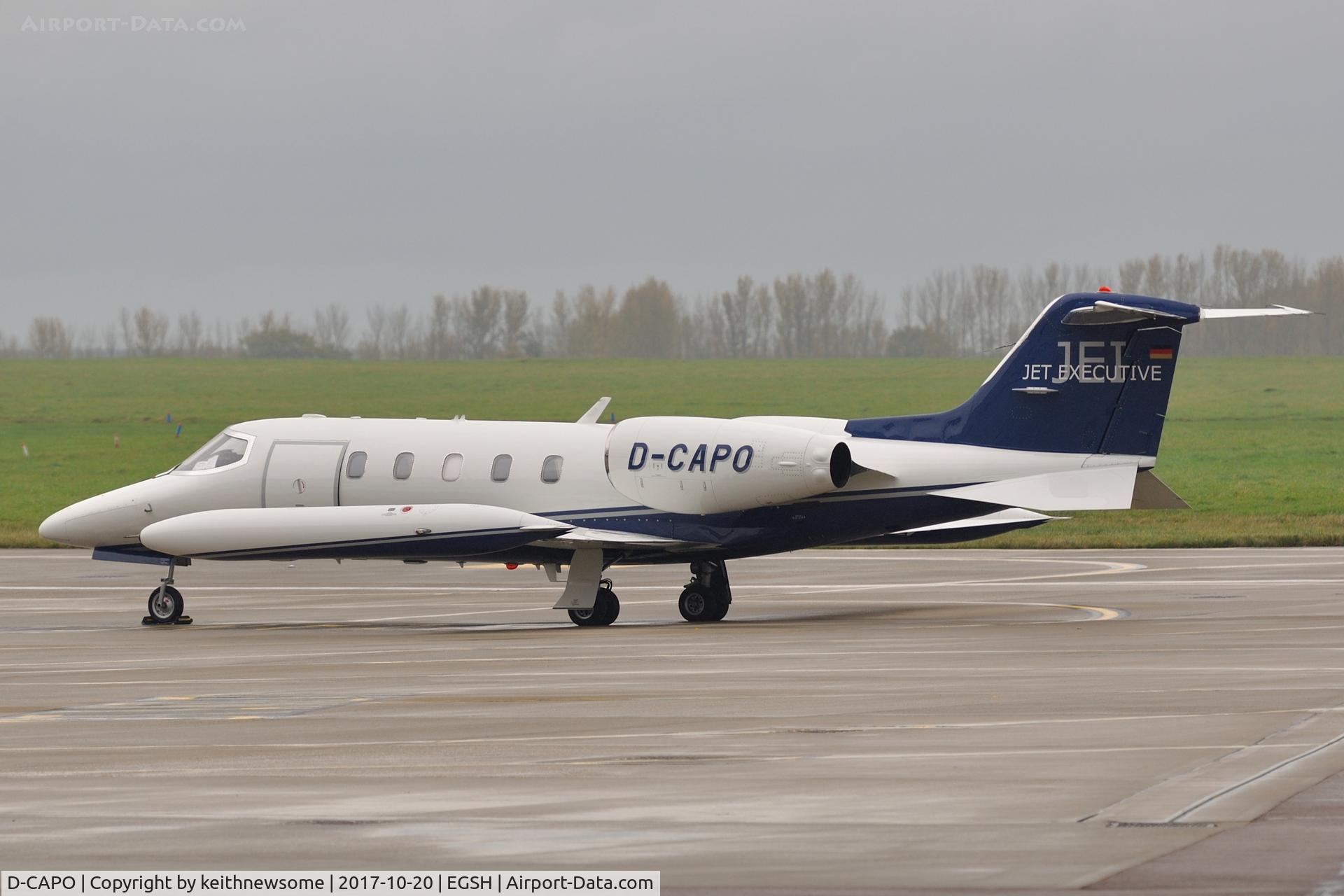 D-CAPO, 1977 Learjet 35A C/N 35A-159, Nice Visitor parked.