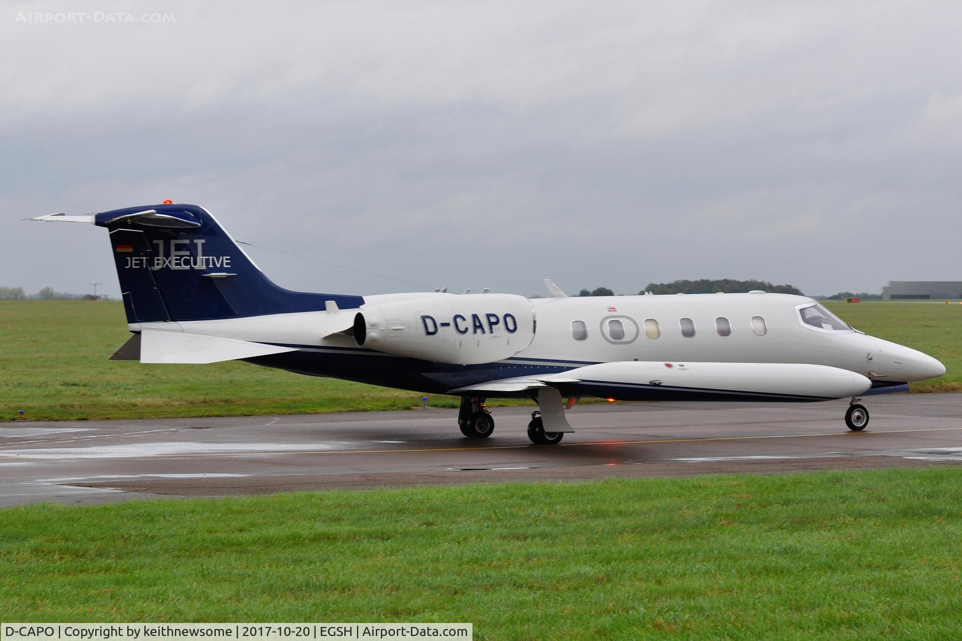 D-CAPO, 1977 Learjet 35A C/N 35A-159, Nice Visitor leaving.
