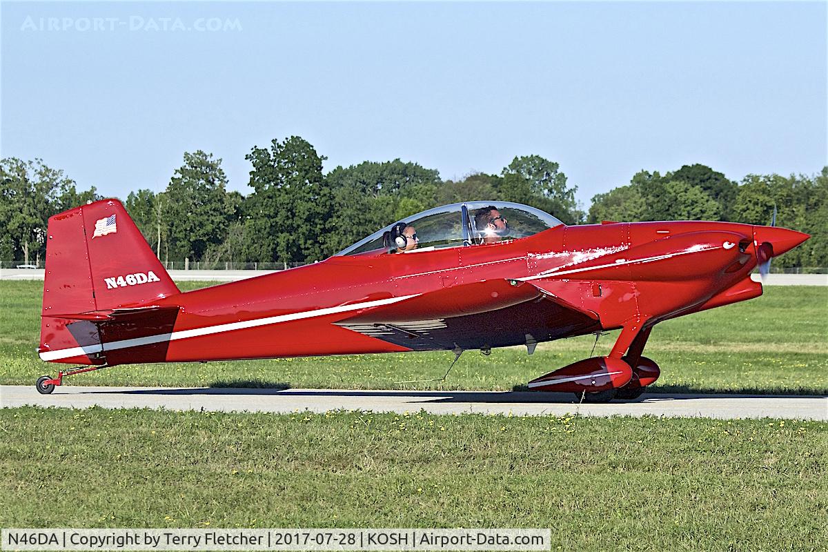 N46DA, 1993 Vans RV-4 C/N 1556, at 2017 EAA AirVenture at Oshkosh