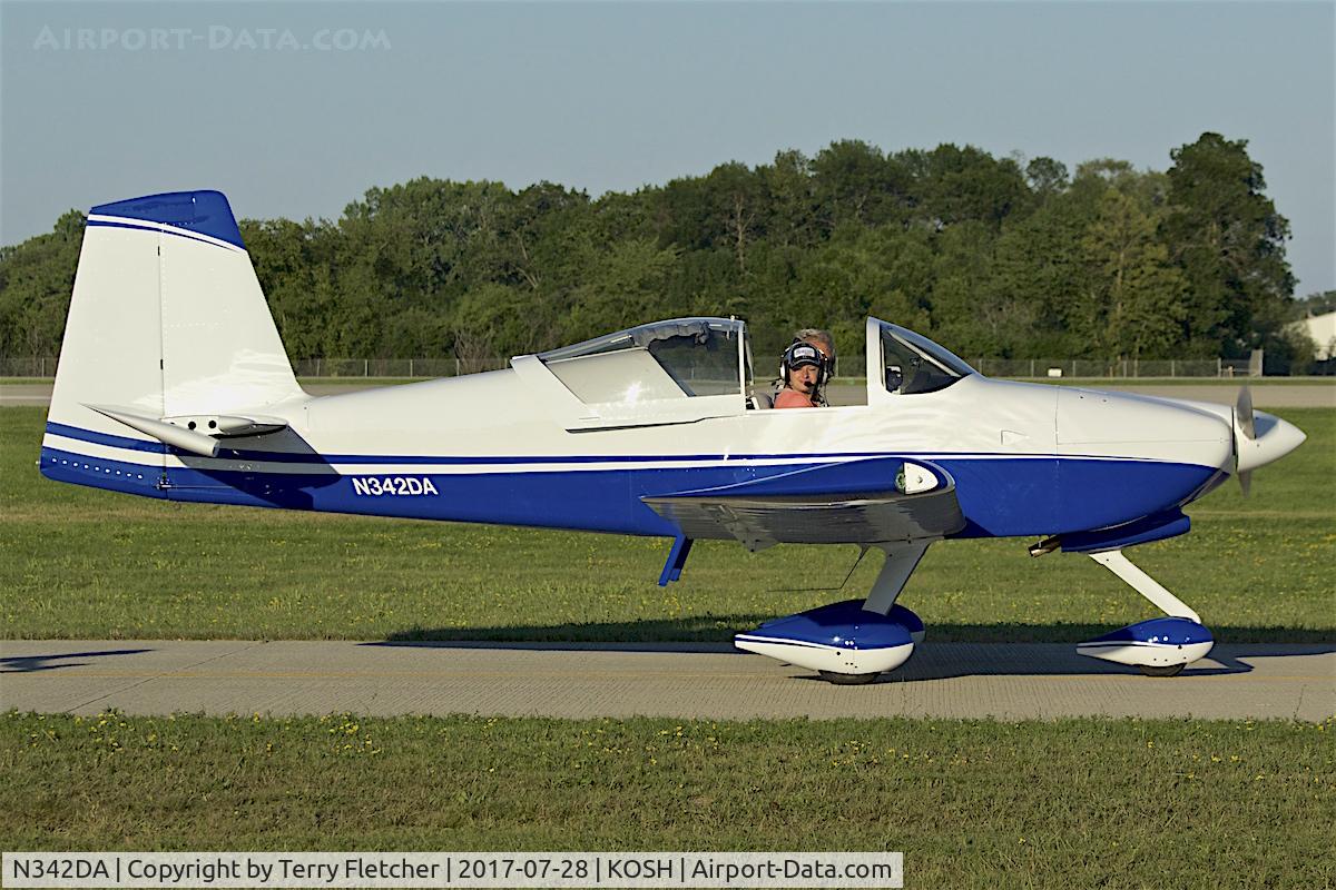N342DA, 2009 Vans RV-9A C/N 91156, at 2017 EAA AirVenture at Oshkosh