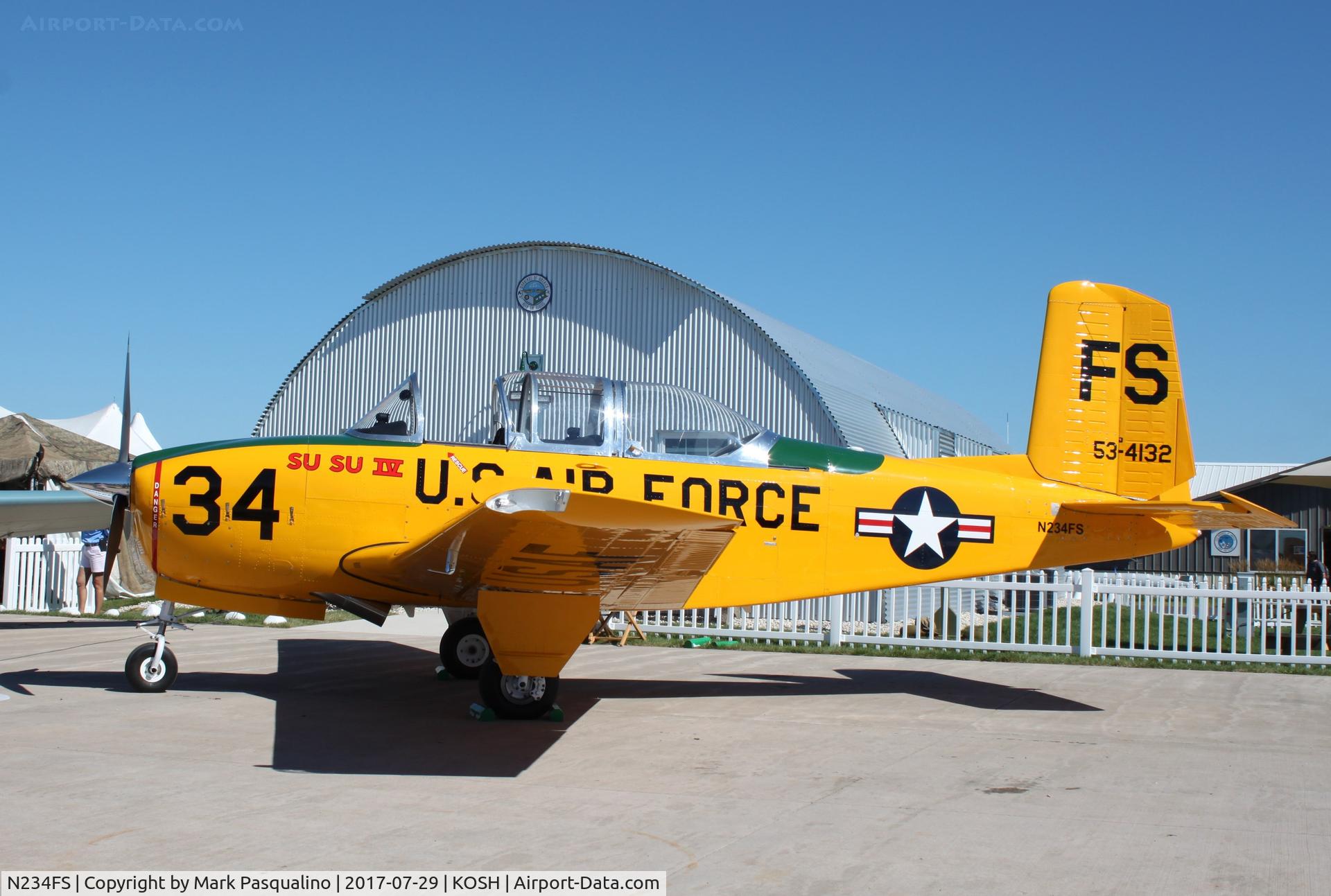 N234FS, 1955 Beech (CCF) T-34A (A45) Mentor C/N CCF34-101, Beech T-34A