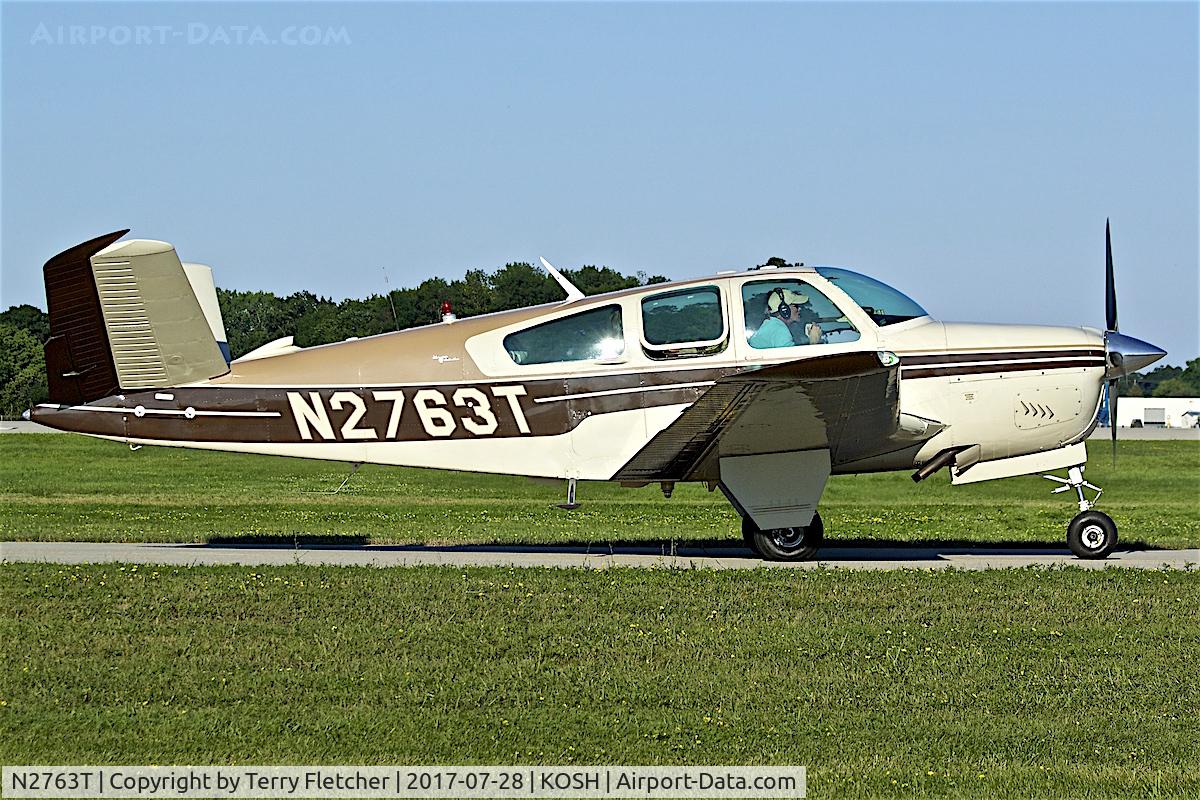 N2763T, 1967 Beech V35 Bonanza C/N D-8469, at 2017 EAA AirVenture at Oshkosh