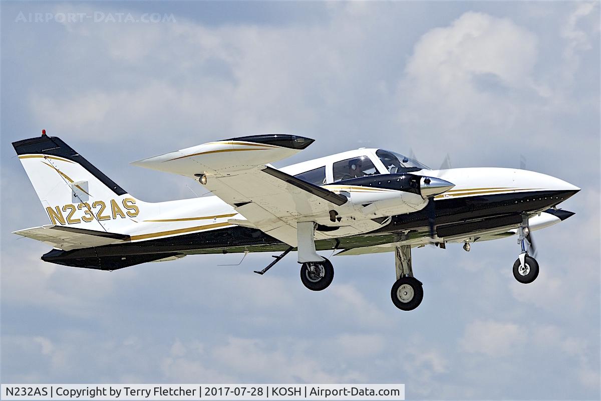 N232AS, 1978 Cessna T310R C/N 310R1369, at 2017 EAA AirVenture at Oshkosh