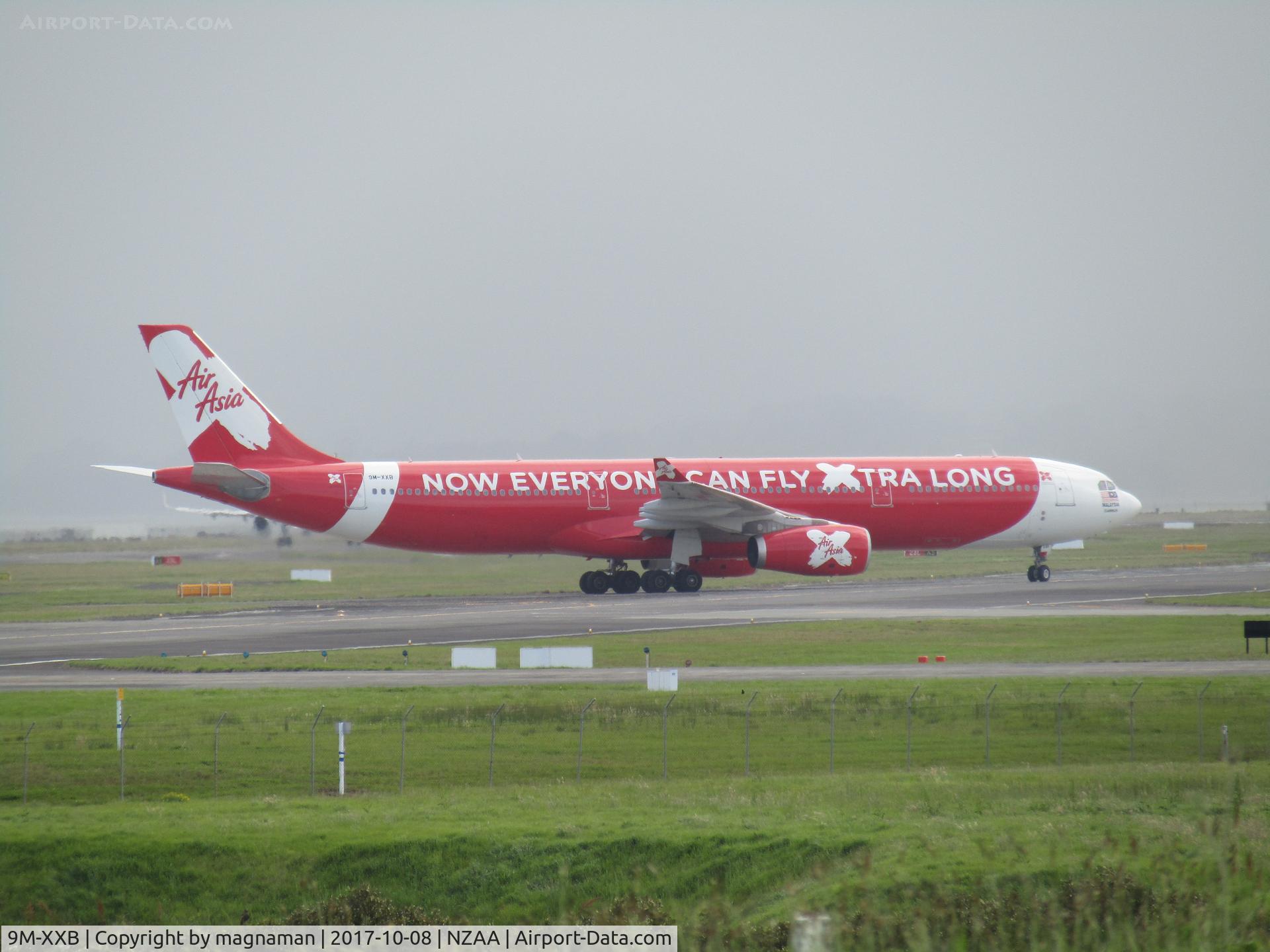 9M-XXB, 2008 Airbus A330-343X C/N 974, just landed