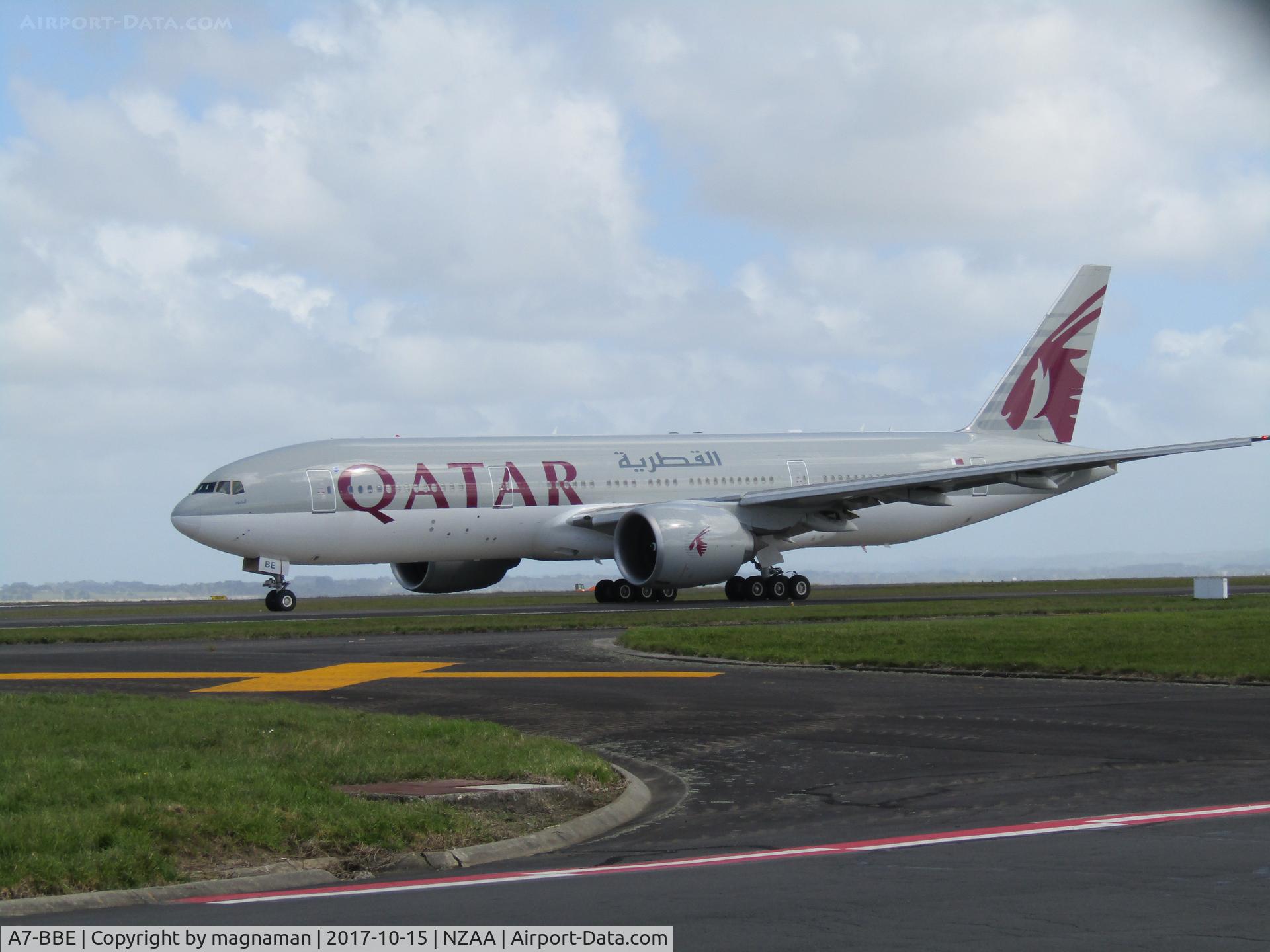 A7-BBE, 2009 Boeing 777-2DZ/LR C/N 36017, off on another 17hr plus trip to doha