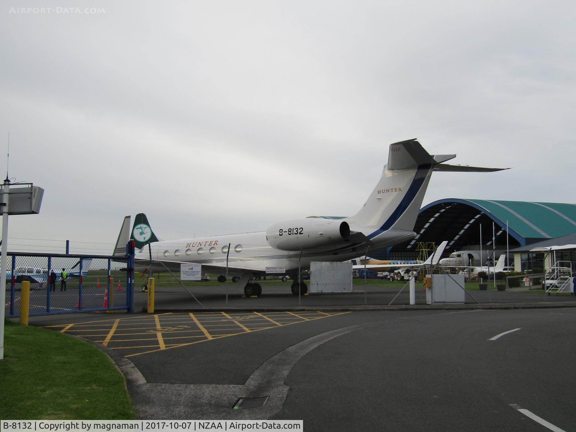 B-8132, Gulfstream Aerospace GV-SP (G550) C/N 5291, new to me at AKL