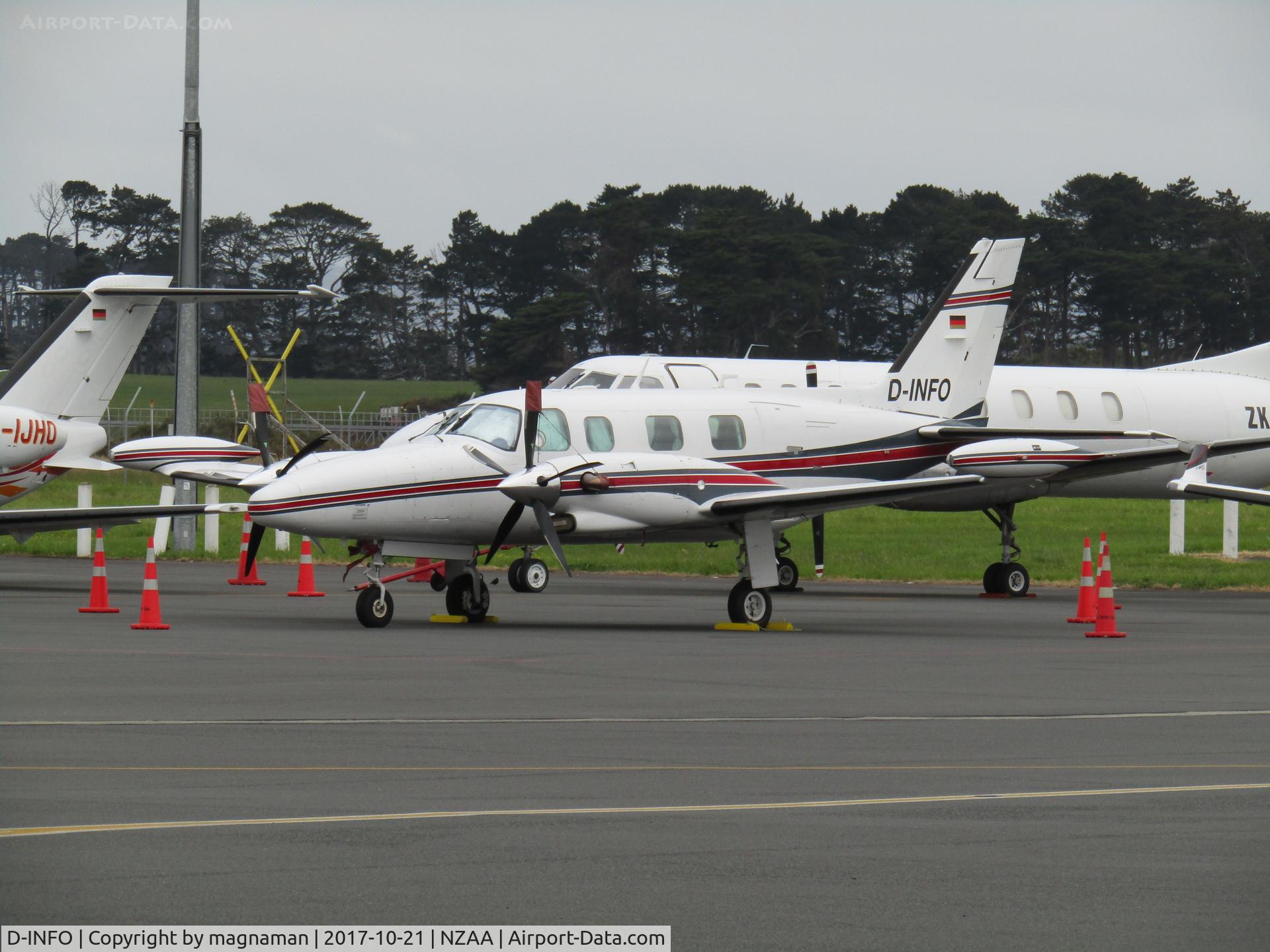 D-INFO, 1981 Piper PA-31T2 Cheyenne IIXL C/N 31T-8166031, a long trip for a plane nearly 40 years old