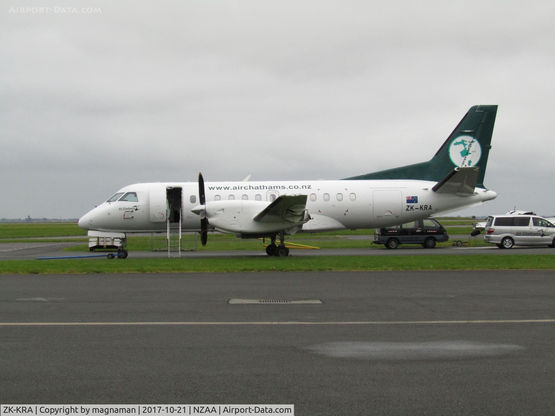 ZK-KRA, 1986 Saab SF340A C/N 340A-065, think the only SF340A flying in NZ today.