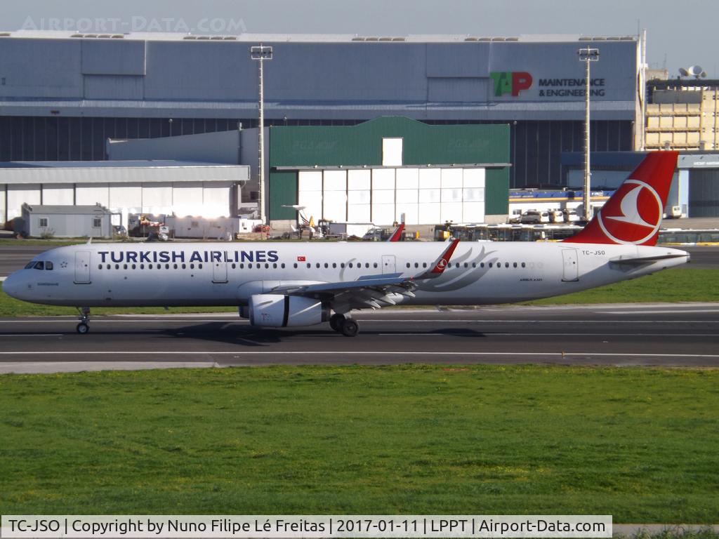 TC-JSO, 2015 Airbus A321-231 C/N 6563, Landing.