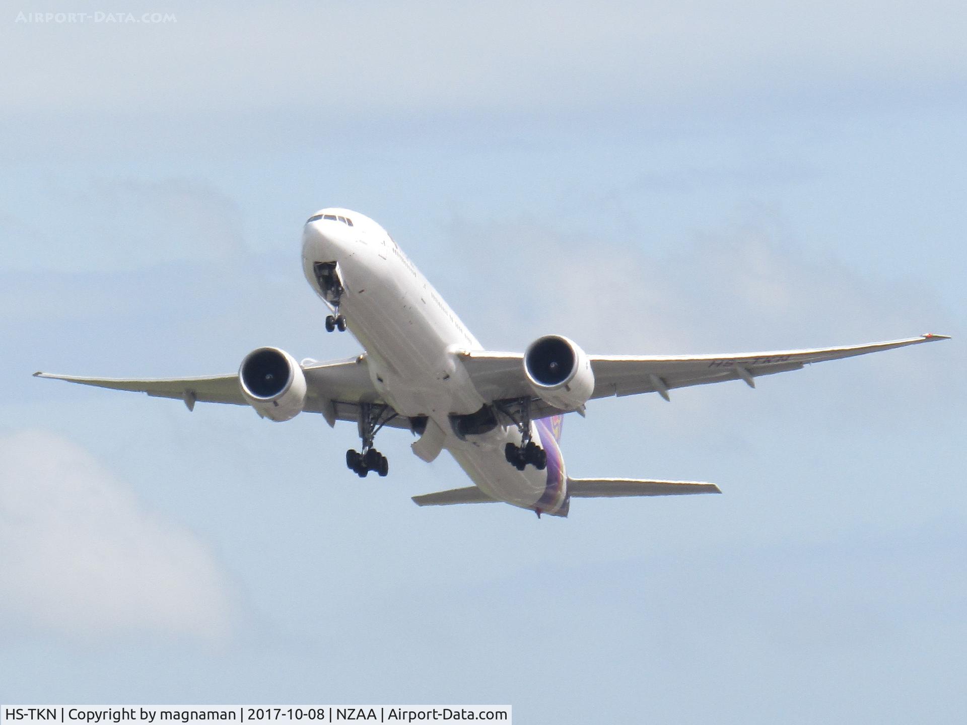 HS-TKN, 2013 Boeing 777-3AL/ER C/N 41523, gear up please