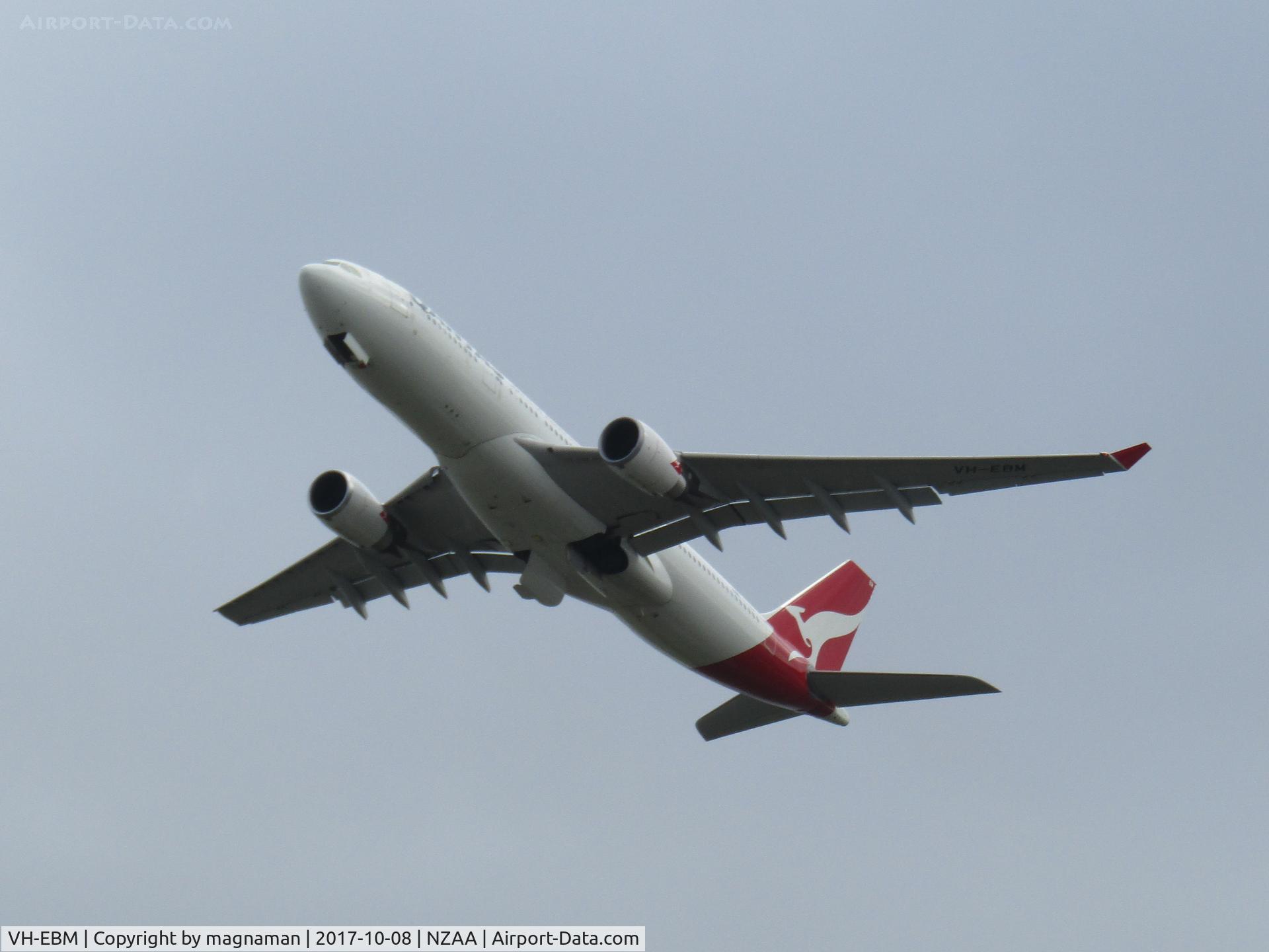 VH-EBM, 2009 Airbus A330-202 C/N 1061, lift off