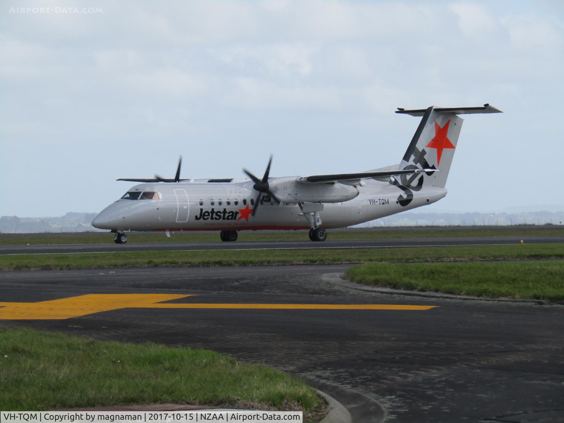 VH-TQM, 2004 De Havilland Canada DHC-8-315Q Dash 8 C/N 604, on local NZ ops