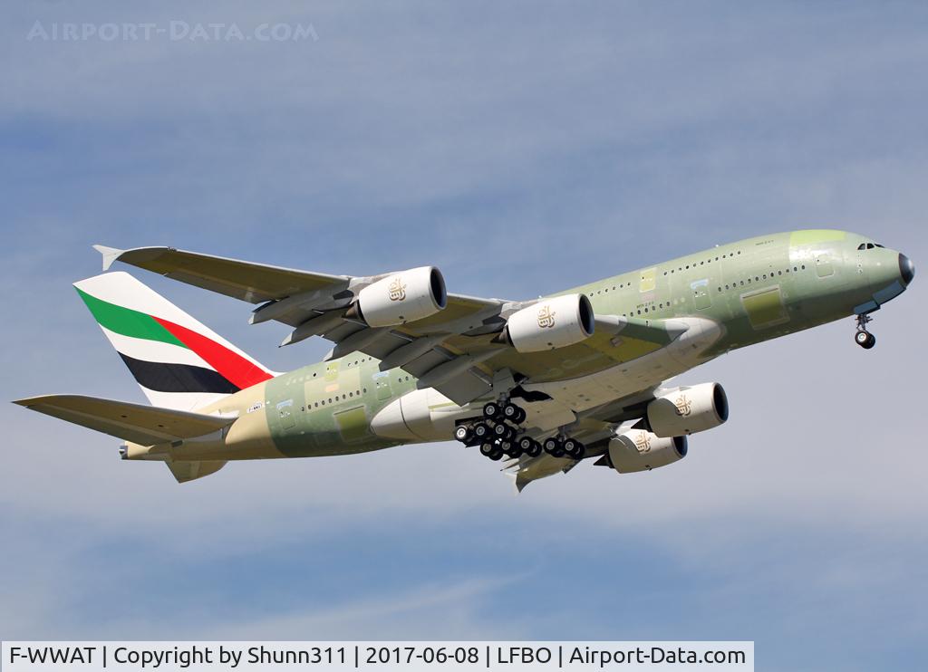 F-WWAT, 2017 Airbus A380-842 C/N 0244, C/n 0244 - For Emirates