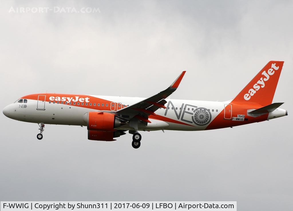 F-WWIG, 2017 Airbus A320-251N C/N 7649, C/n 7649 - To be G-UZHA
