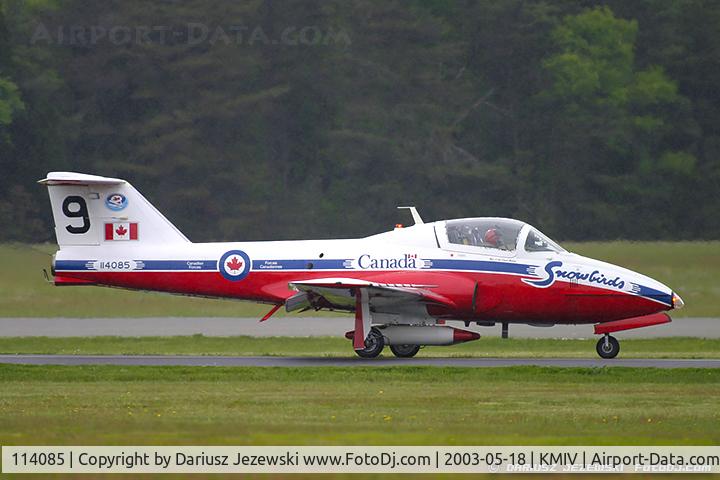 114085, Canadair CT-114 Tutor C/N 1085, CAF CT-114 Tutor 114085 C/N 1085 from Snowbirds Demo Team 15 Wing CFB Moose Jaw, SK