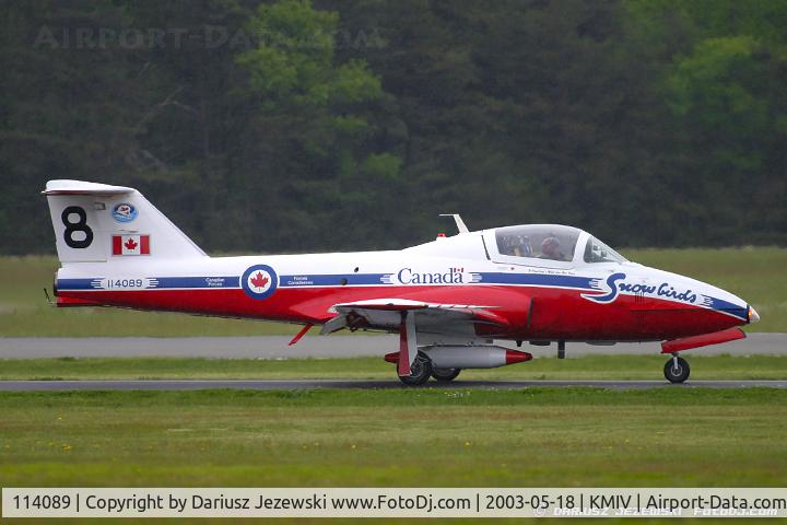 114089, Canadair CT-114 Tutor C/N 1089, CAF CT-114 Tutor 114089 C/N 1089 from Snowbirds Demo Team 15 Wing CFB Moose Jaw, SK