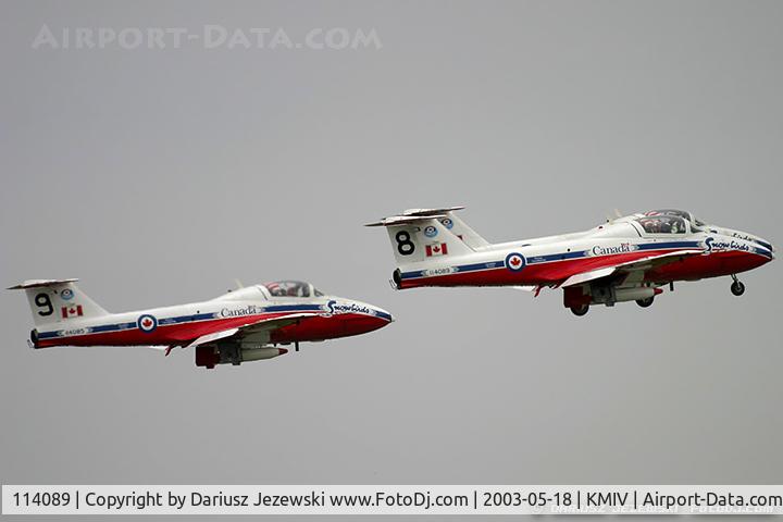 114089, Canadair CT-114 Tutor C/N 1089, CAF CT-114 Tutor 114089 C/N 1089 from Snowbirds Demo Team 15 Wing CFB Moose Jaw, SK