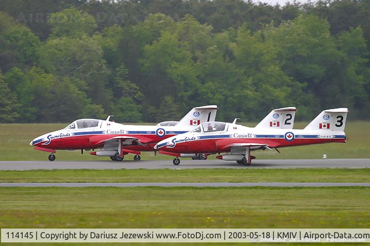 114145, Canadair CT-114 Tutor C/N 1145, CAF CT-114 Tutor 114145 C/N 1145 from Snowbirds Demo Team 15 Wing CFB Moose Jaw, SK