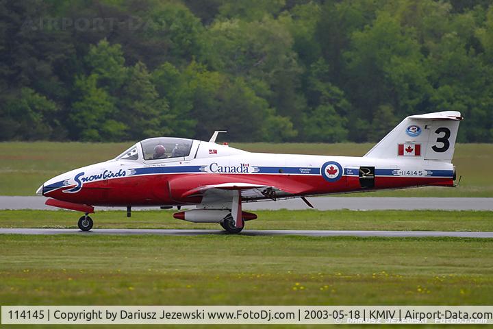 114145, Canadair CT-114 Tutor C/N 1145, CAF CT-114 Tutor 114145 C/N 1145 from Snowbirds Demo Team 15 Wing CFB Moose Jaw, SK