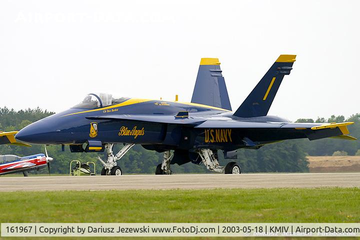 161967, McDonnell Douglas F/A-18A Hornet C/N 0183/A144, F/A-18A Hornet 161967 C/N 0183 from Blue Angels Demo Team  NAS Pensacola, FL