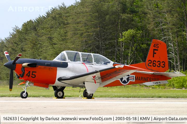 162633, Beech T-34C Turbo Mentor C/N GL-318, T-34C Turbo Mentor 162633 F-45 from VT-4 'Warbuck' NAS Pensacola, FL