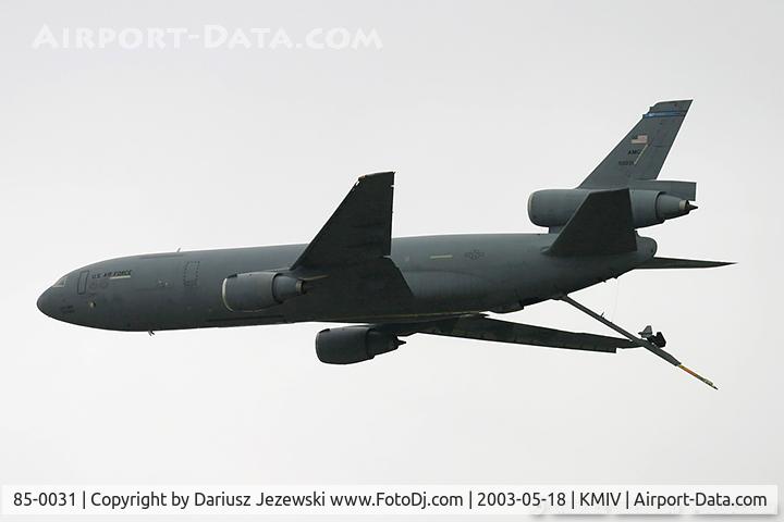 85-0031, 1985 McDonnell Douglas KC-10A Extender C/N 48236, KC-10A Extender 85-0031 from 2nd ARS 'Second to None' 305th AMW McGuire AFB, NJ