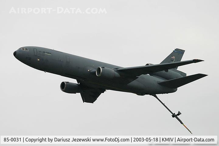85-0031, 1985 McDonnell Douglas KC-10A Extender C/N 48236, KC-10A Extender 85-0031 from 2nd ARS 'Second to None' 305th AMW McGuire AFB, NJ
