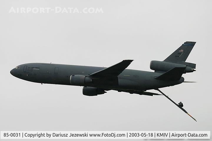 85-0031, 1985 McDonnell Douglas KC-10A Extender C/N 48236, KC-10A Extender 85-0031 from 2nd ARS 'Second to None' 305th AMW McGuire AFB, NJ